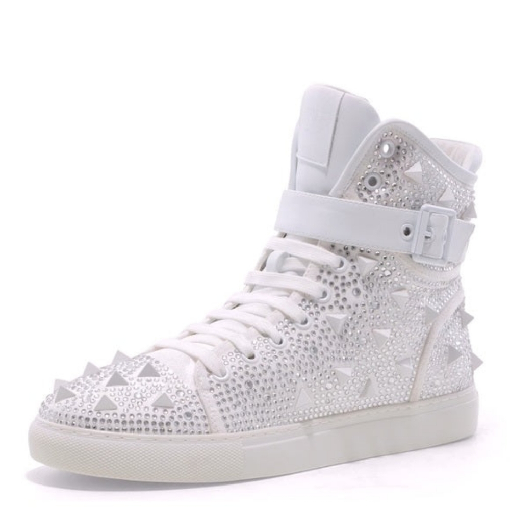 Men's J75 by Jump Soros White High Top Sneakers